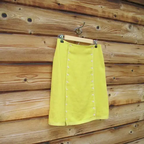 Rebecca Taylor 100% Linen A Line Skirt