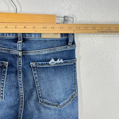 BKE Billie Jeans Womens Size 26 High Rise Slim Fit Ankle Skinny Dark Wash Denim