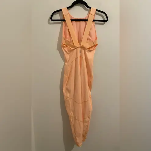 Free People Movement Side Hustle Union Jumpsuit Iced Peach Size Small Orange - Image 9
