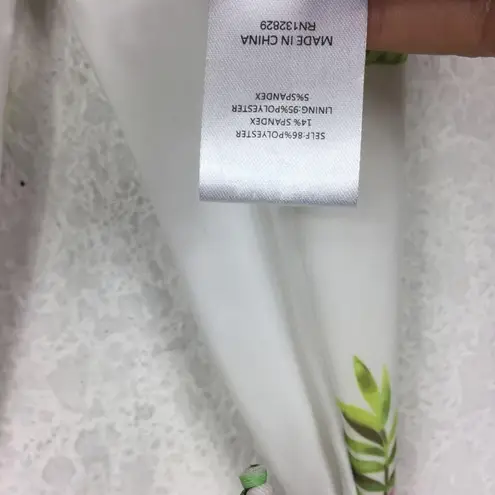 Privacy Please Elouise Floral Swimsuit XS Low Back One Piece Tropical Modest