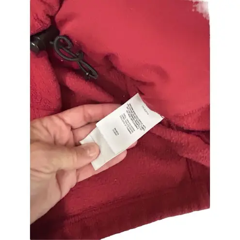 Columbia  size large red women’s full zipper - note broken zipper (but functional