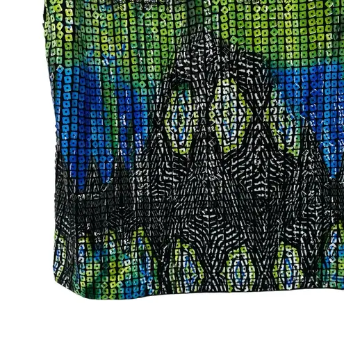 Peter Nygard Y2K Art To Wear Beaded Sequin Tank Top Abstract Wearable Art