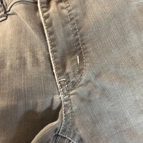 prAna Faded Gray Soft Stretch Skinny Jean 6X31 Casual Fall Fashion