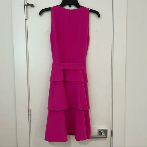 Alex Marie Tiered Pink Mini Dress