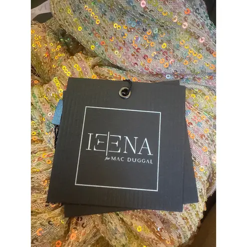 Mac Duggal NWT Metallic Puff Sleeve
Front Twist Gown Gold 27050 Sz 8 $298