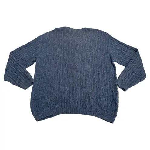 Northern Reflections VTG 90s XL Golf Preppy Button Knit Cardigan Sweater Cottage