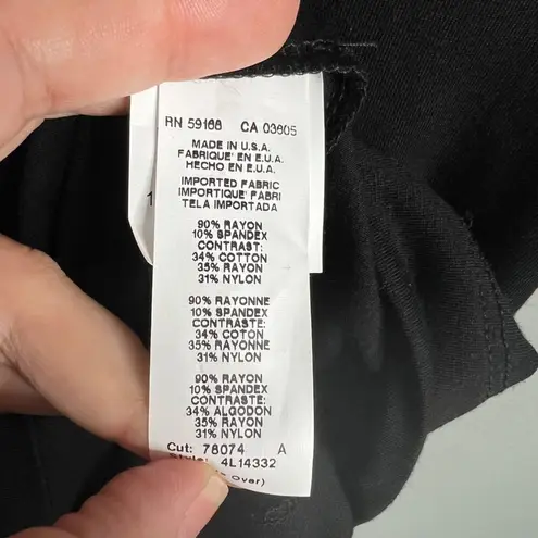 Karen Kane Long Sleeve A-Line Dress XS Black Lace Detail NEW