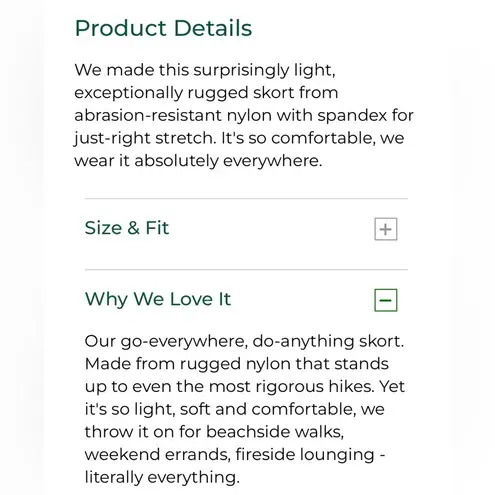 LL Bean Nautical Navy Women’s Vista Camp Skort XL NWOT Blue