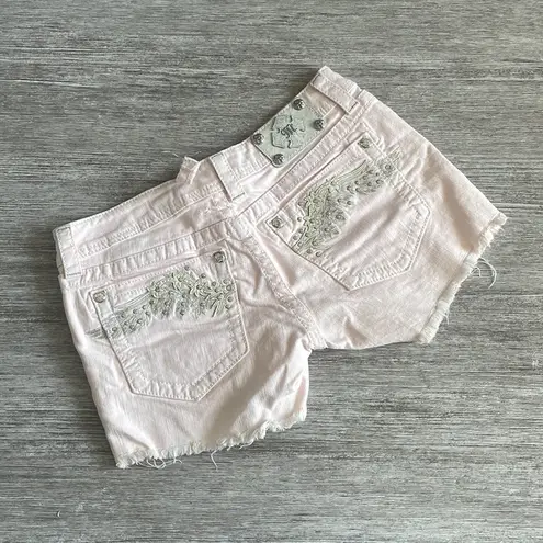 Miss Me  Pink Denim Shorts