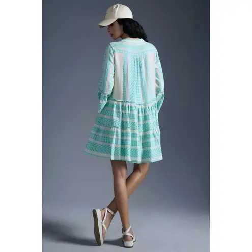 Devotion Twins Ella Tunic in Turquoise Blue Ecru A