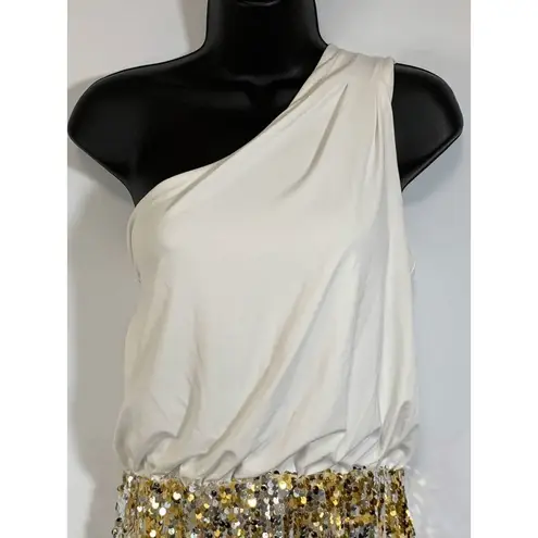 City Triangles  One Shoulder Sequin Dress