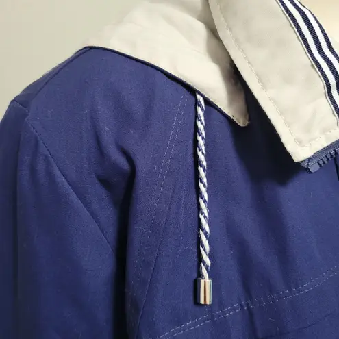 Mackintosh of New England Navy Hooded Parka Size Large