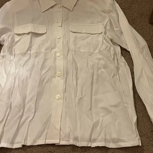 Yves st Clair vintage white blouse 8 White