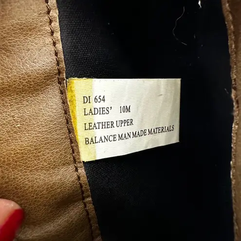 Dingo DI654 Ladies Size 10 Emma Slouchy Pointy Toe Boots Pigskin Leather Brown