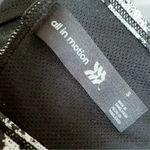 All In Motion Strappy Back B&W Sports Bra S