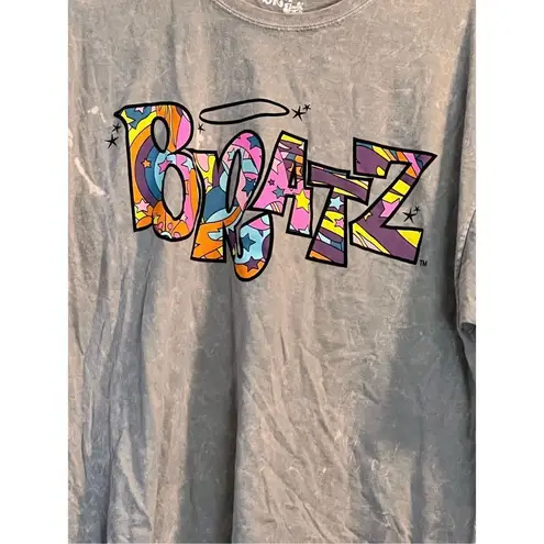 Bratz y2k acid wash floral dolls t shirt Sz L Size L