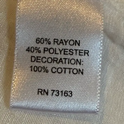 Melissa Paige White Flowy Blouse