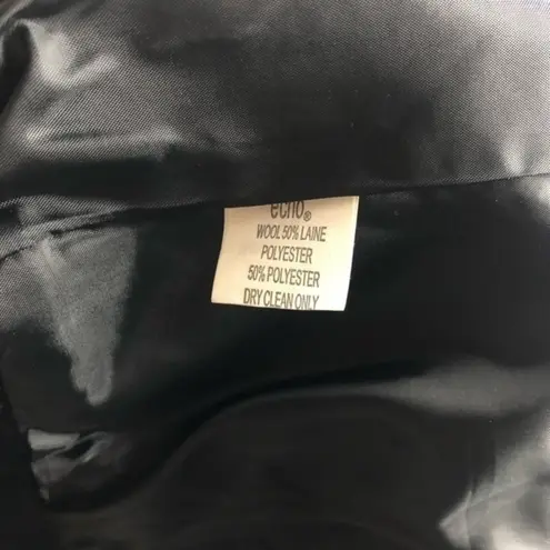 Echo Black Wool Blend Short Sleeve Cropped Jacket Size S/M