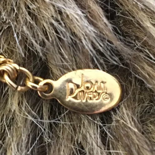 Joan Rivers Vintage gold tone ball chain necklace