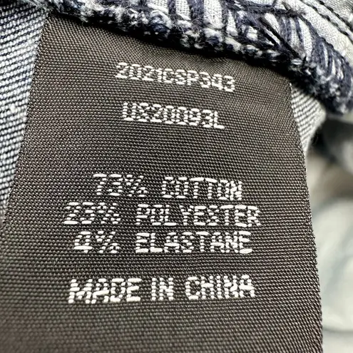 Universal Standard Seine High Rise Skinny Jeans Cropped Stretch Denim Blue 18/L