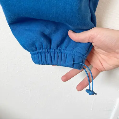 Des Vu Bubble Cuffed Sweatpant Joggers Sz L Blue Size L