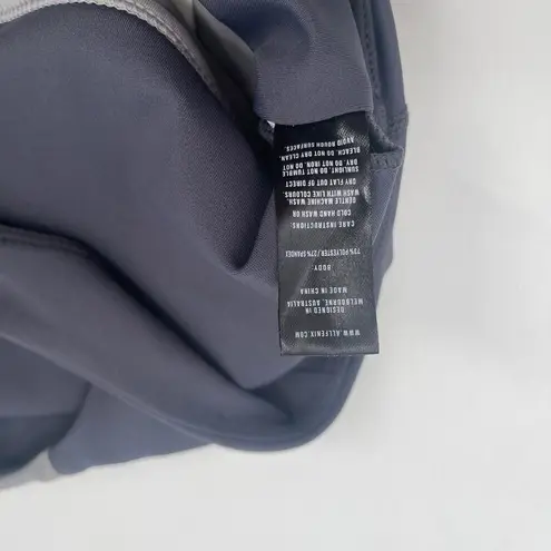 ALLFENIX Sports Bra Size Small Gray Colorblock Color Block Bra Pads Athletic Gym