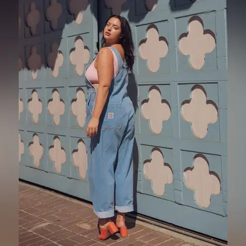 Big Bud Press Indigo Denim Original Overalls 100% Cotton Light Wash 2XL EUC Blue Size 2X