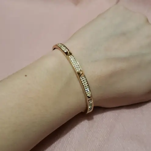 GOLD STUD CUFF BRACELET