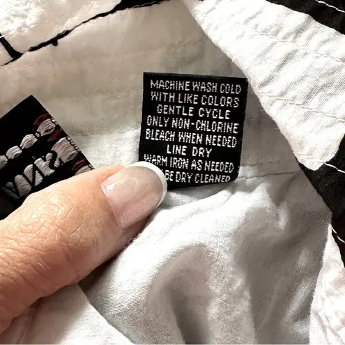 Tracy Evans Y2K Black White Skater Mini Skirt Size 3