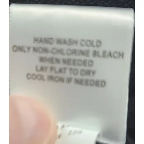 Signature by Robbie Bee Black Cropped Cardigan Womens LG Lace Trim Short Sleeve Size undefined