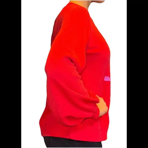 Minnie Mouse Walt Disney World Preppy Lounge Active Red Sweatshirt Top Small