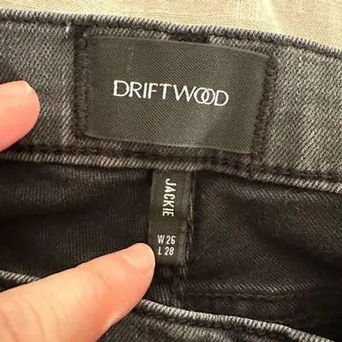 Driftwood Women’s 26 Jackie Embroidered Jeans Black