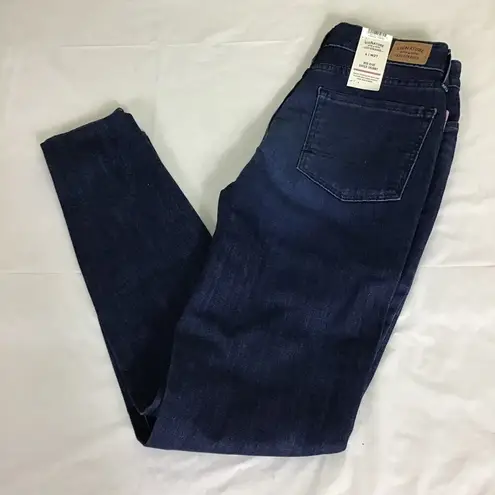 Levi Strauss simply stretch Dark wash mid rise super skinny Jeans sz 4 Blue