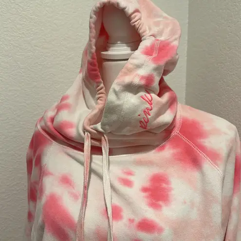 Victoria secret pink tie dye hoodie Size L