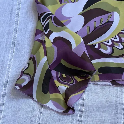 A Byer A. Byer Y2k Patterned Asymmetrical A-Line Skirt