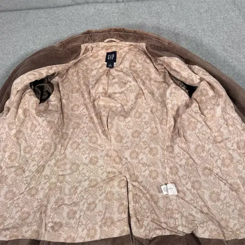 Gap Vintage  Women's Velvet Ecru Blazer Jacket Size 6 Casual Holiday