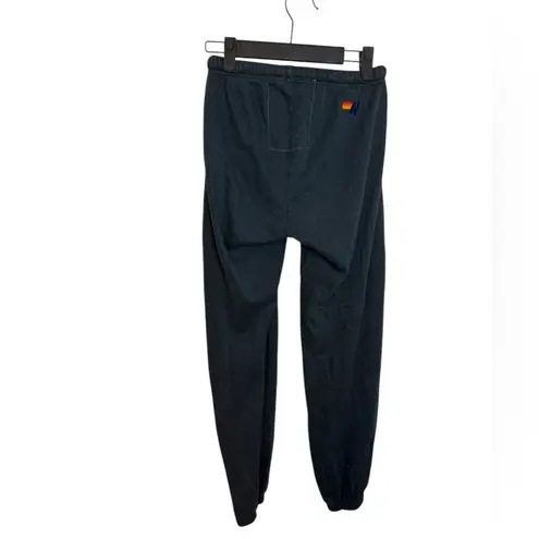 Aviator Nation Rainbow Spellout Sweatpants