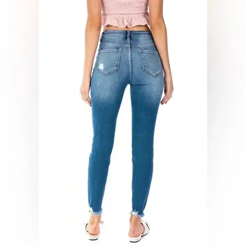 KanCan Semi Distressed Ankle Jeans Blue Size 26