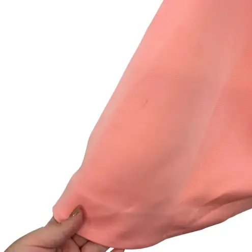 Halston Heritage  Cut Out Dress Parfait Pink Fit & Flare Size 6‎