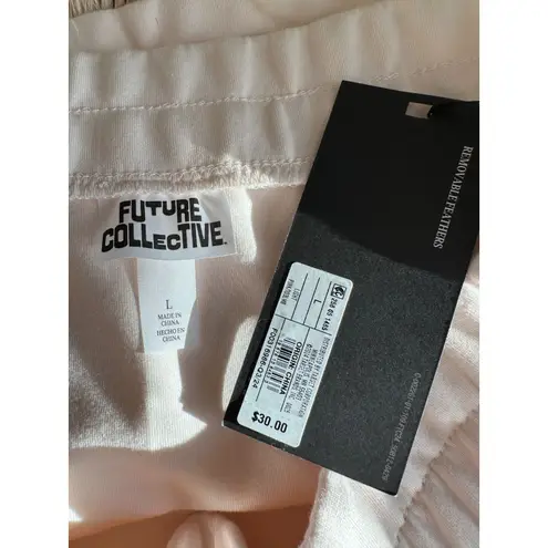 Future Collective Matching Light Pink Sweater and Skirt Size Large NWT!