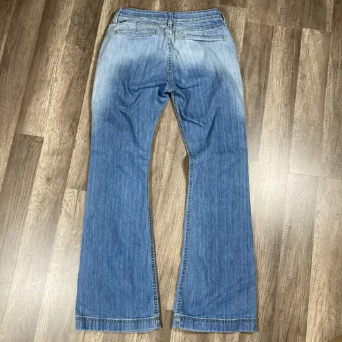 Cinch Jeans Women's 29L Blue Lynden Trouser Wide Leg Western Denim Cowgirl Rodeo