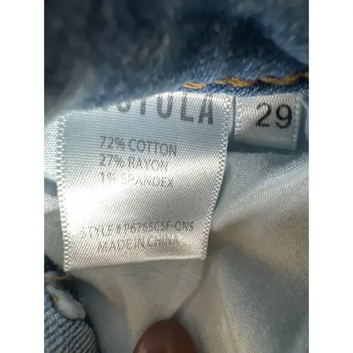 Pistola Mid-Rise Light Wash Distressed Jeans Size 29