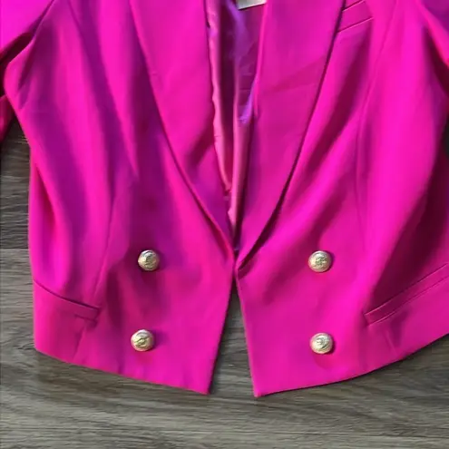 Generation Love Crepe Blazer Magenta XXL Chic