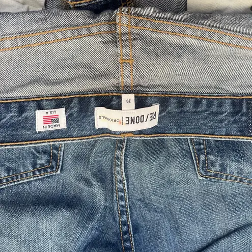 RE/DONE  bottom fly raw hem jeans size 29‎