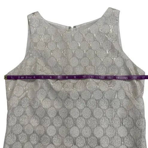 Eliza J Sleeveless Metallic Brocade Sheath Size 10 Dress Party New Years Holiday