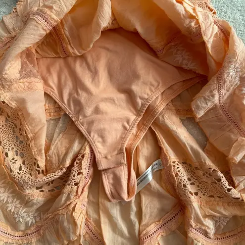 Free People NWT  Miley Mini Bodysuit Size Large (Runs small)