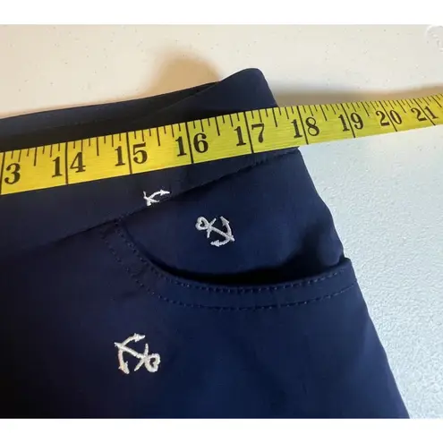 Alfred Dunner Navy Bermuda Comfort Waist Traditional Fit Shorts Sz 12 Nautical Blue