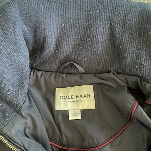 Cole Haan  Blue Long Puffer Jacket