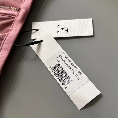 Fleur Du Mal Brilliant Boned Rhinestone Bralette Pink Women’s Size Large NWT!