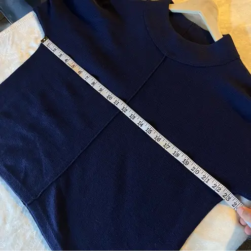 Eileen Fisher  | Mid Weight Crew Neck Sweater from Spring ‘24 Navy size XS